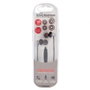 Aiwa ESTM-50SL Auriculares In-Ear con Micrófono, Color Plata